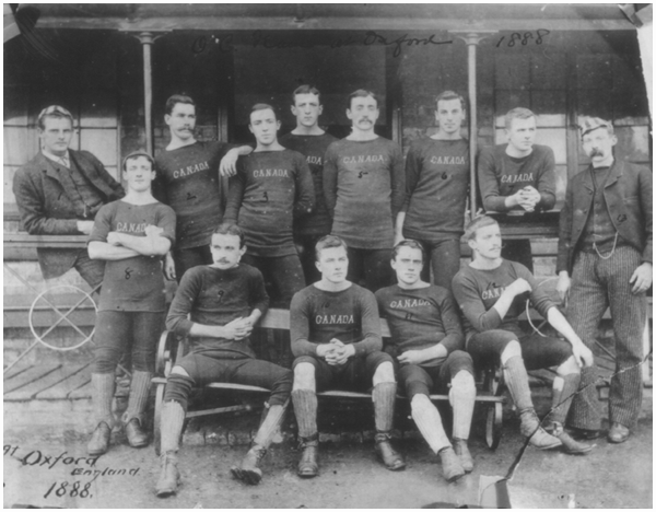 Canadian team at Oxford, 1888