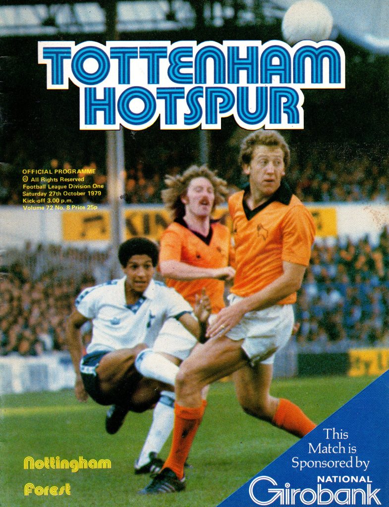 Tottenham Hotspur v Nottingham Forest Match Programme