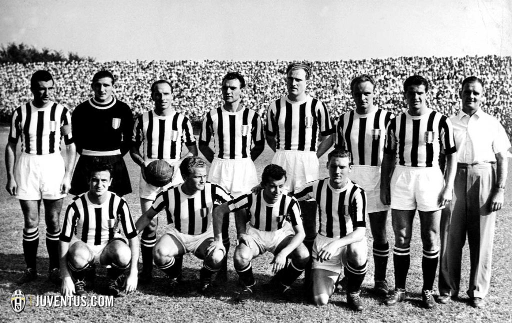 Juventus 1950-51. Jesse Carver top right.