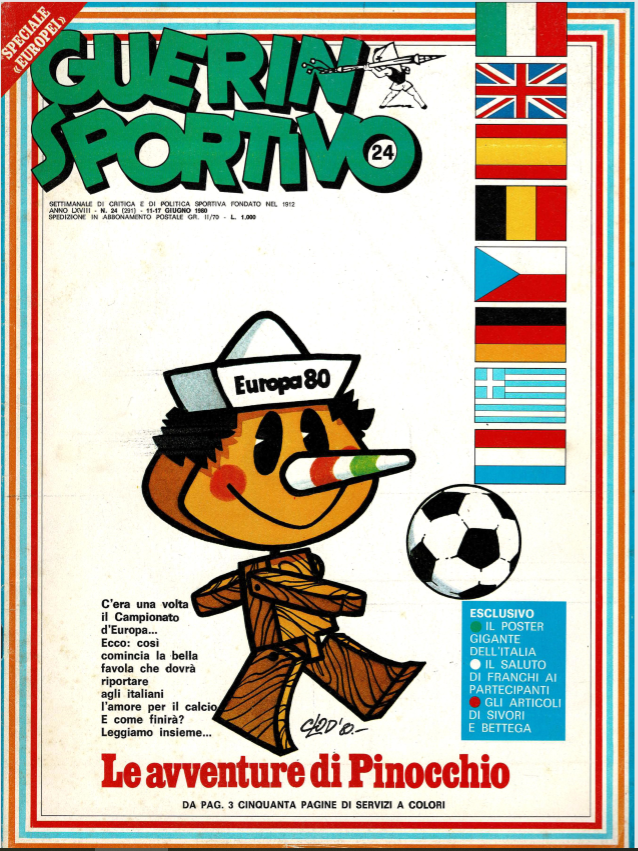 Guerin Sportivo magazine Euro 1980 preview