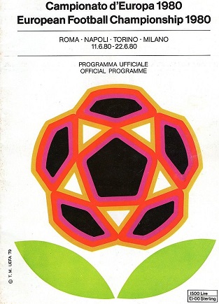 European Championship 1980 official programme
