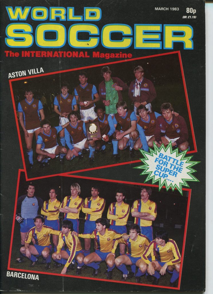 World Soccer magazine, March 1983