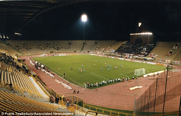 San Marino v England in November 1993