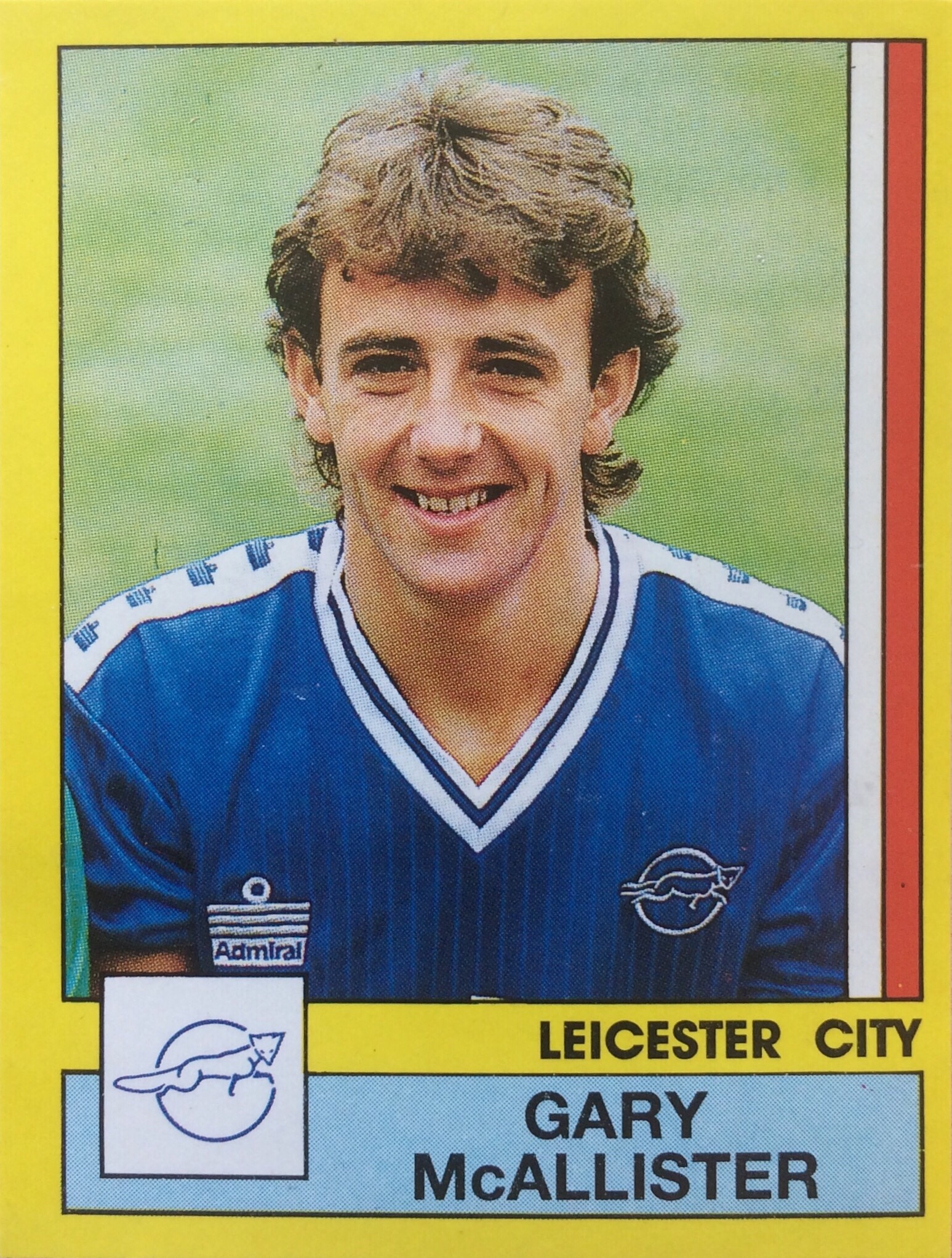 Gary McAllister of Leicester City (Panini 87)