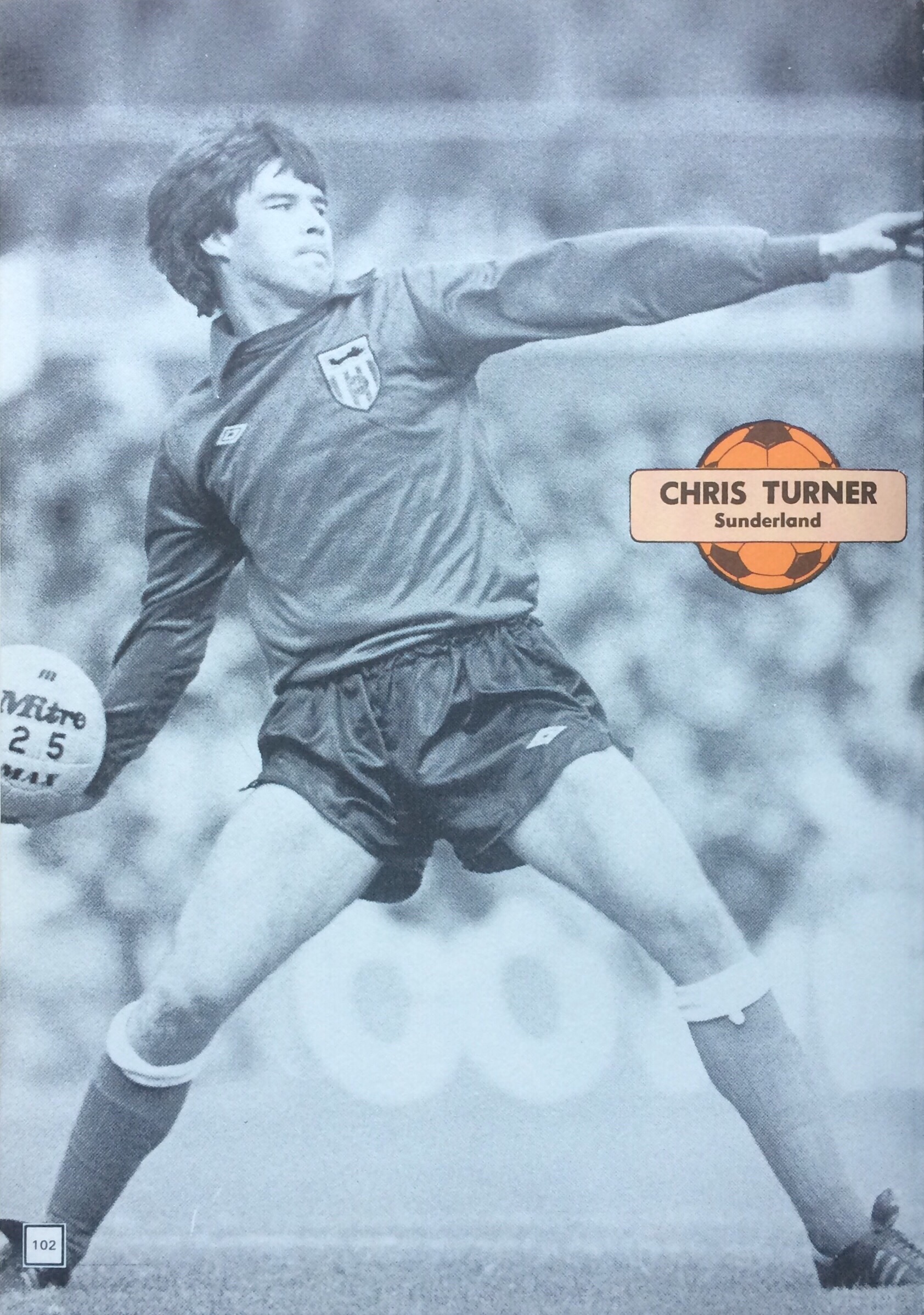 Chris Turner of Sunderland (Topical Times annual 1985)