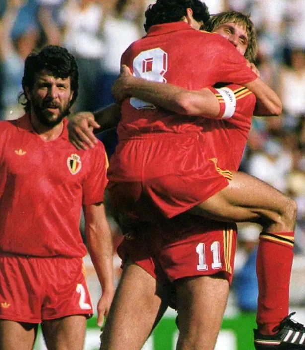 Belgium celebrations against USSR, 1986