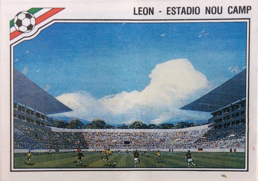 Estadio Nou Camp, León (Panini Mexico 86)
