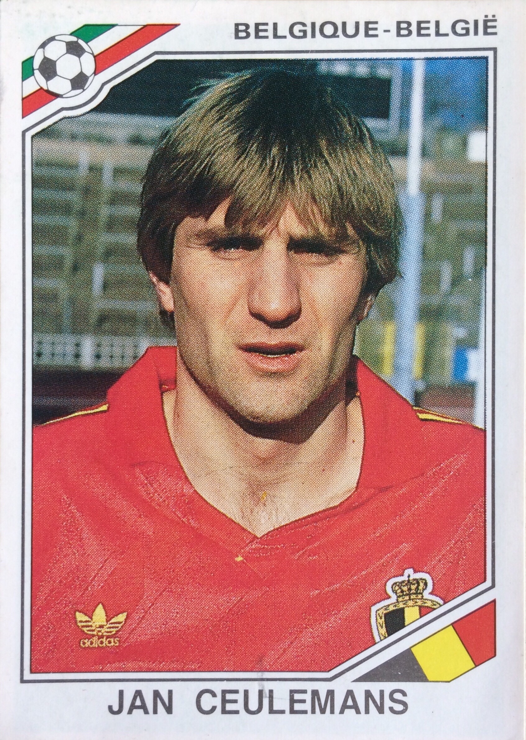 Jan Ceulemans, Belgium (Panini Mexico 86)