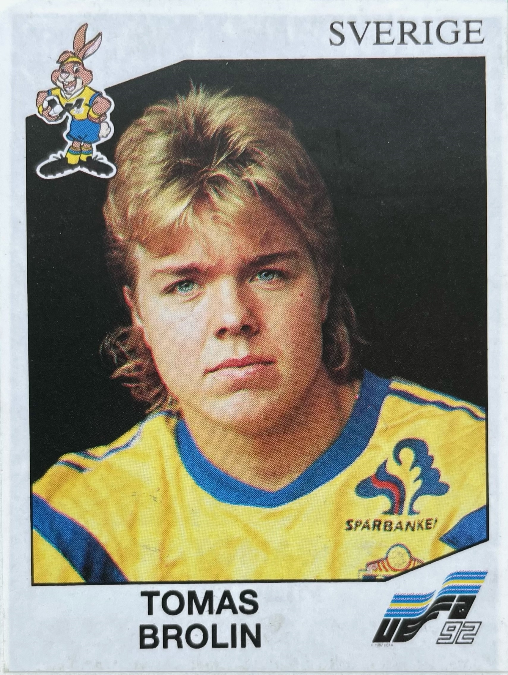 Tomas Brolin, Sweden (Panini Euro 92)