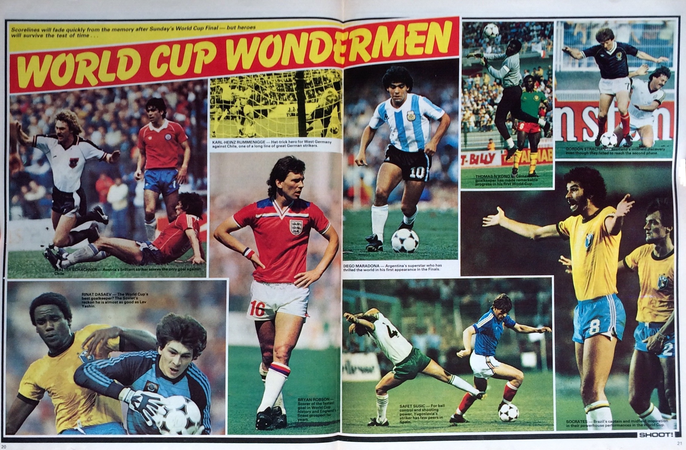 'World Cup Wondermen' (Shoot! magazine)