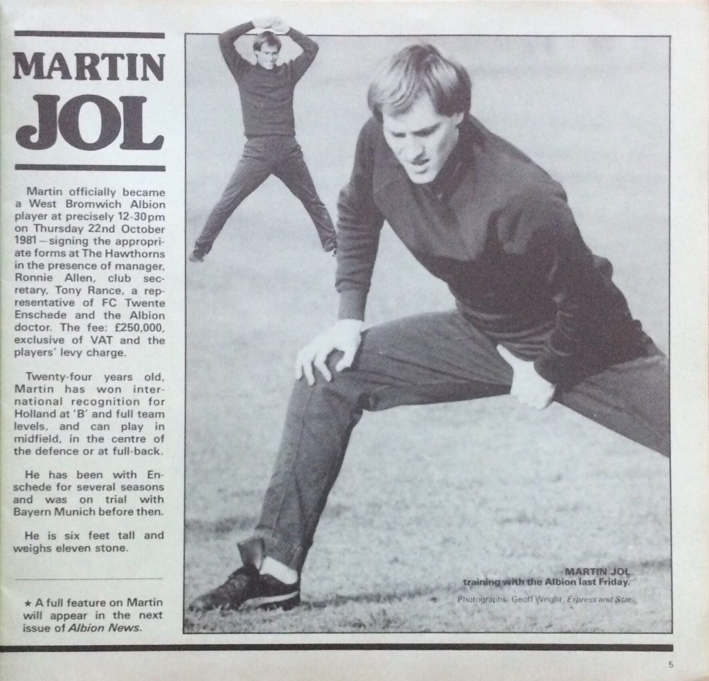 Martin Jol, West Bromwich Albion