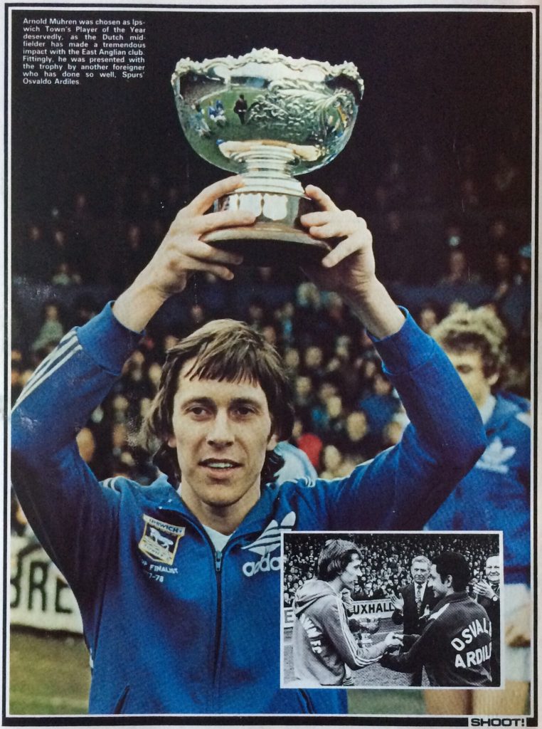 Arnold Muhren, Ipswich Town Player of the Year 1978-79