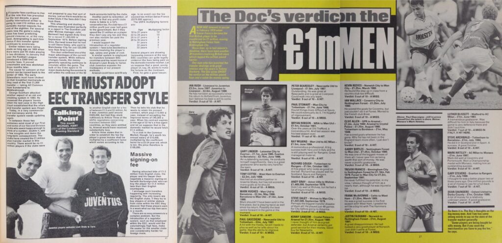 EEC Transfer Style (1980)-Doc's Verdict on the £1m Men (1990)