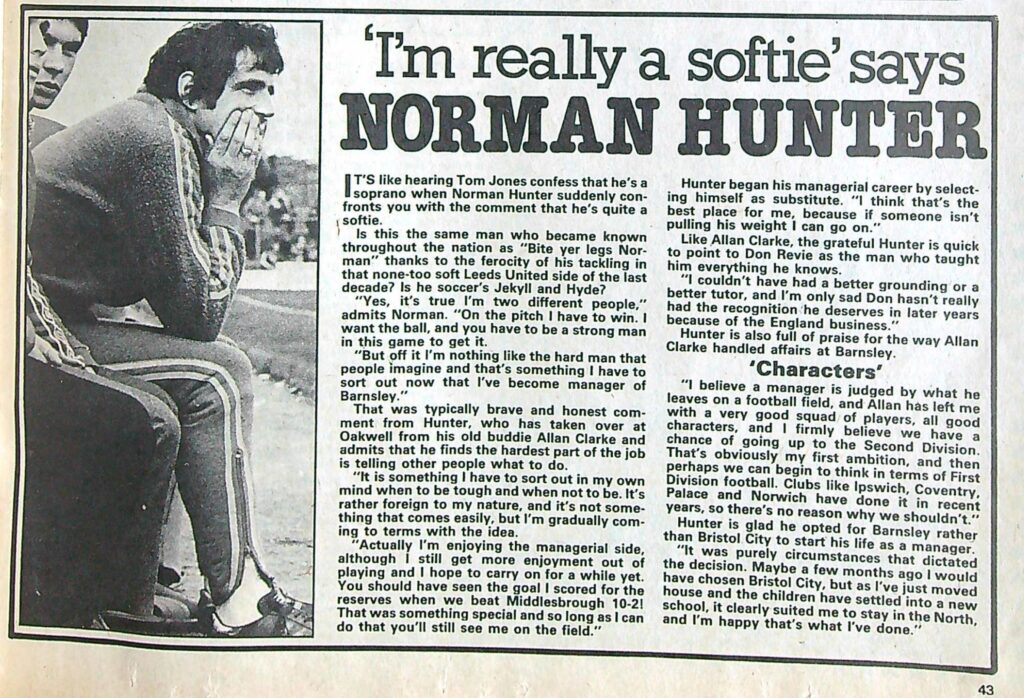 Norman Hunter, Barnsley