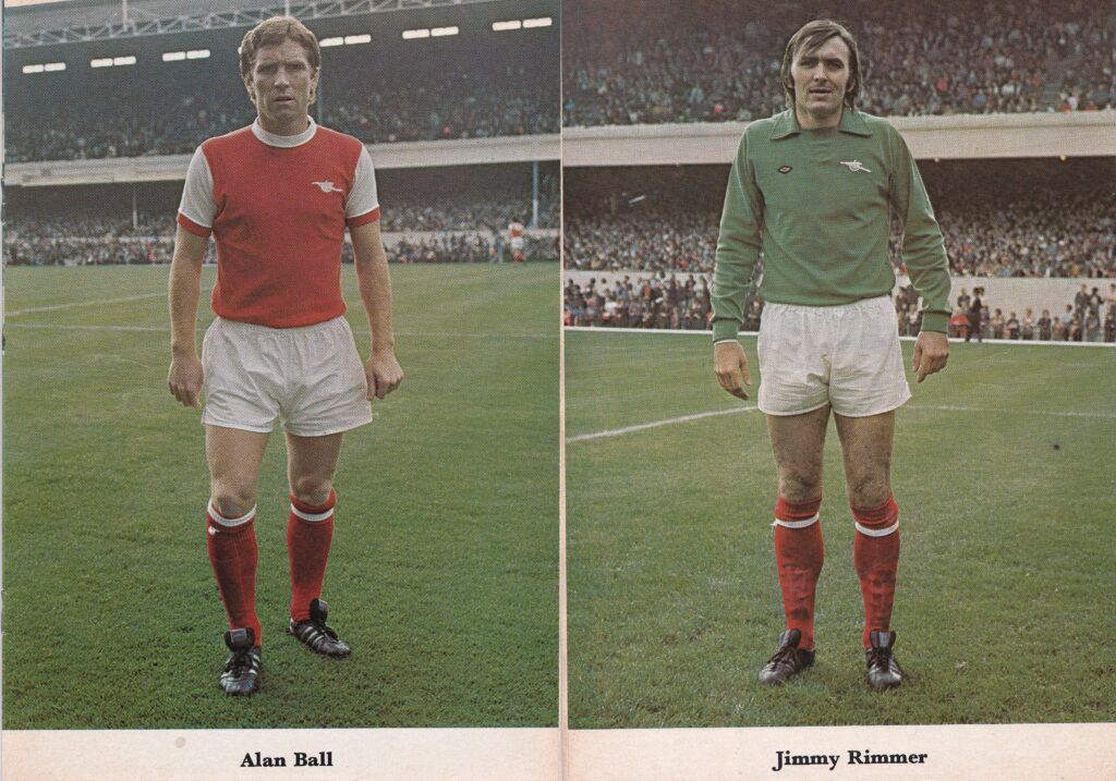 Arsenal 1976 - Alan Ball & Jimmy Rimmer