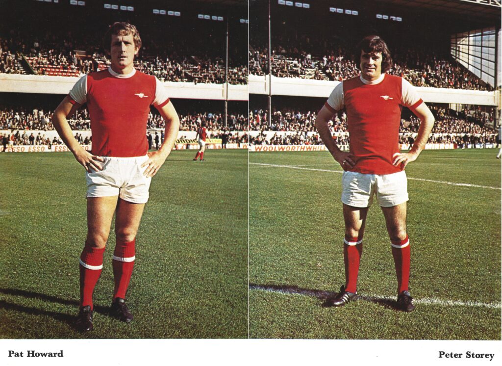 Arsenal 1976 - Pat Howard & Peter Storey