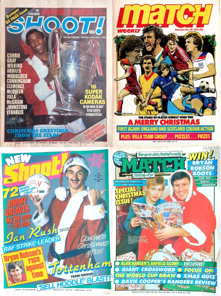 Festive football magazines - Match & Shoot!