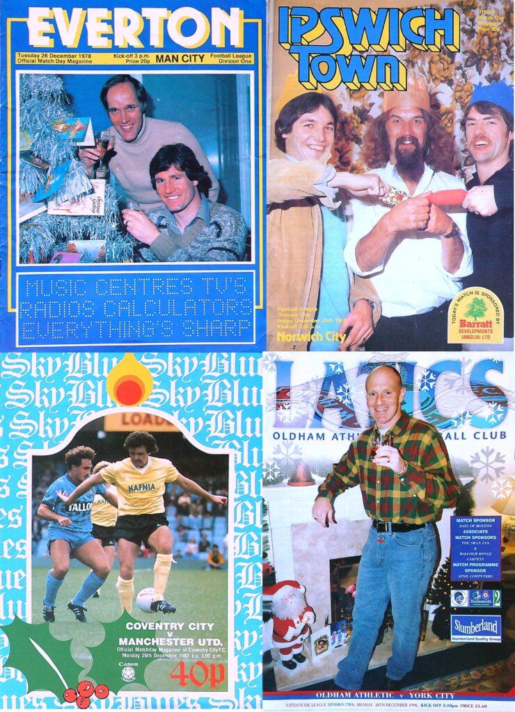 Festive football programmes