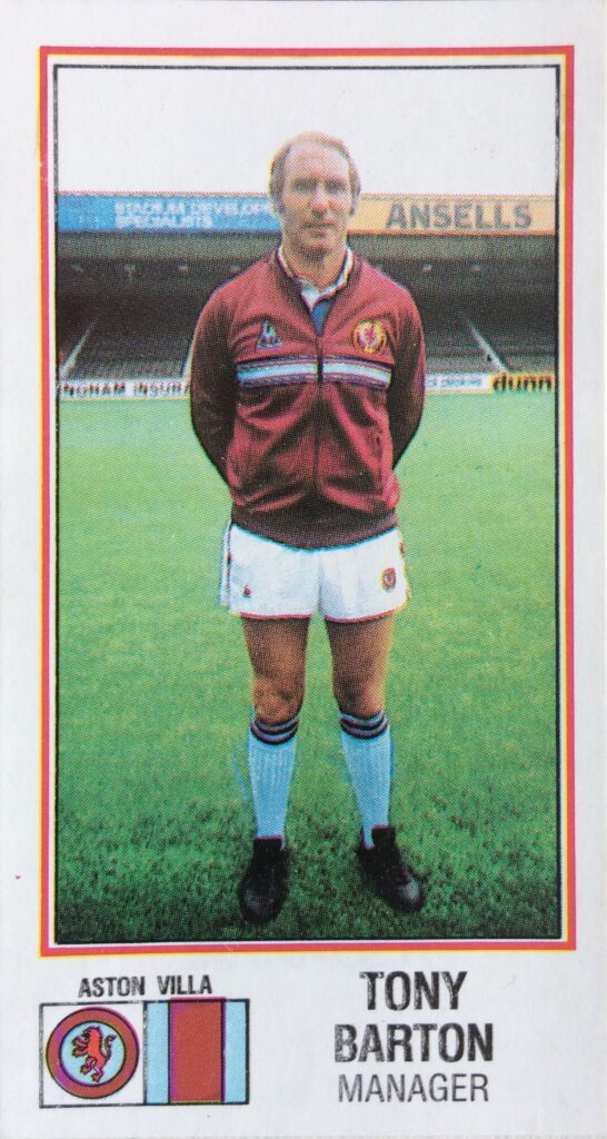 Tony Barton, Aston Villa manager