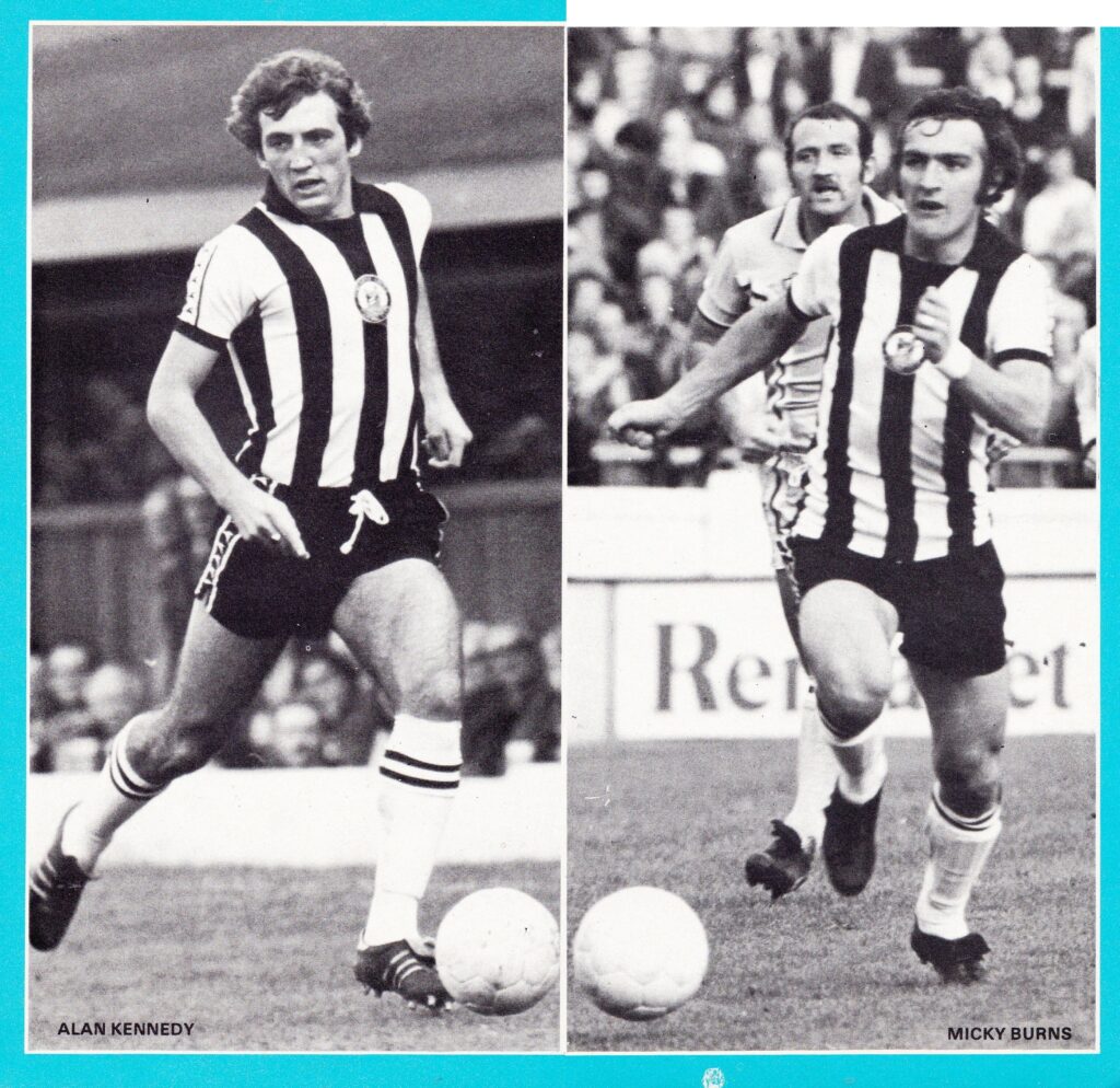 Newcastle United 1976 - Alan Kennedy & Micky Burns