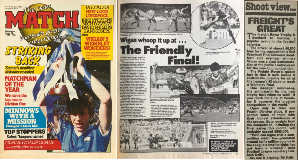 Freight Rover Trophy 1985 magazine articles