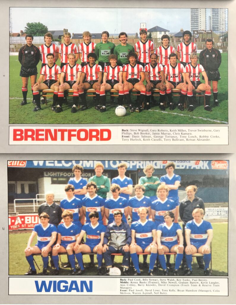 Freight Rover Trophy 1985 team groups