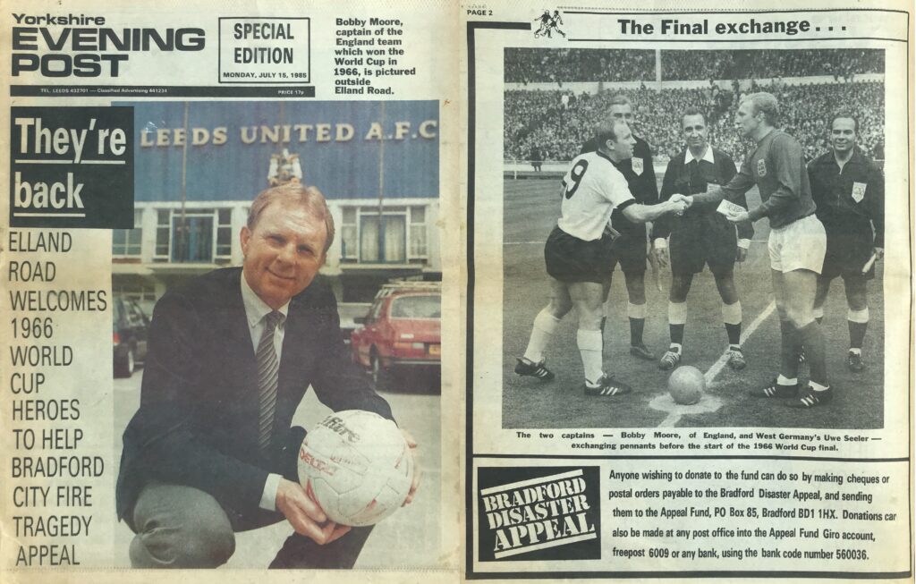 England v West Germany at Elland Road, 1985 - Yorkshire Evening Post preview