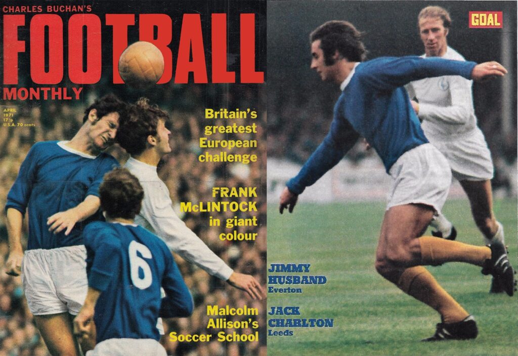 Leeds United v Everton 1970, Football Monthly & Goal magazines