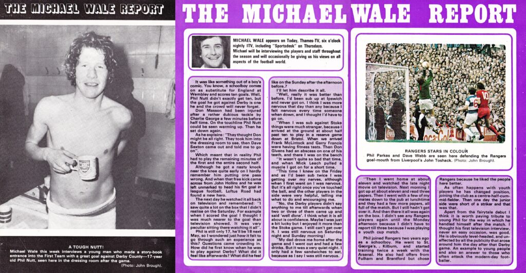 The Michael Wale Report - Phil Nutt, QPR