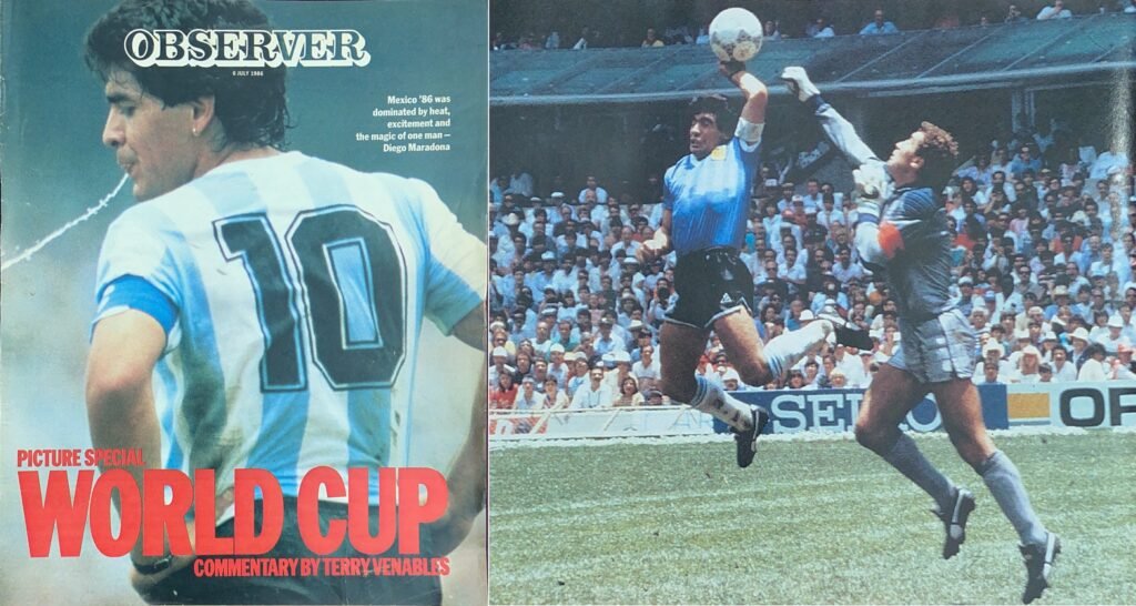 Diego Maradona at the 1986 finals