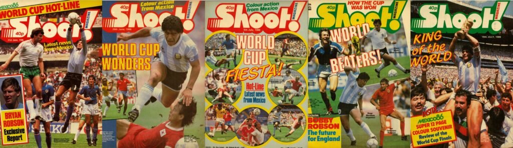 Shoot covers during the 1986 finals